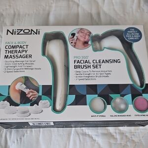 Nizoni Compact Massager & Facial Cleansing Brush
